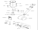 Lubrication Equipment Diagram and Parts List for 72202 230000001-230999999 - 2003 Toro Lawn Tractor