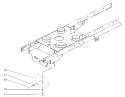 PTO Stop Assembly Diagram and Parts List for 72202 230000001-230999999 - 2003 Toro Lawn Tractor