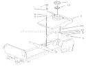 Fuel Tank Assembly Diagram and Parts List for 72202 240000001-240999999 - 2004 Toro Lawn Tractor