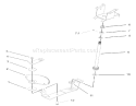Lower Steering Wheel and Tilt Assembly Diagram and Parts List for 72200 240000001-240999999 - 2004 Toro Lawn Tractor