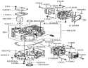 Cylinder/Crankcase Diagram and Parts List for 72201 240000001-240999999 - 2004 Toro Lawn Tractor