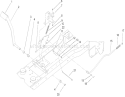 Brake Assembly Diagram and Parts List for 72200 250000001-250999999 - 2005 Toro Lawn Tractor