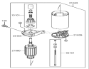 Starter Assembly Diagram and Parts List for 72201 240000001-240999999 - 2004 Toro Lawn Tractor