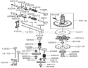 Valve/Camshaft Diagram and Parts List for 72201 240000001-240999999 - 2004 Toro Lawn Tractor