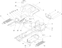 Fender and Footrest Assembly Diagram and Parts List for 72200 250000001-250999999 - 2005 Toro Lawn Tractor