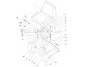 Seat Assembly Diagram and Parts List for 72212 240000001-240999999 - 2004 Toro Lawn Tractor