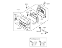 Part Location Diagram of 92210-7004 Kawasaki Nut-m6