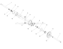Differential Gear Assembly Diagram and Parts List for 72212 250000001-250999999 - 2005 Toro Lawn Tractor