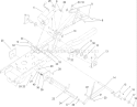 Electric Lift Assembly Diagram and Parts List for 72212 250000001-250999999 - 2005 Toro Lawn Tractor