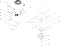 Engine, Muffler and PTO Assembly Diagram and Parts List for 72212 250000001-250999999 - 2005 Toro Lawn Tractor