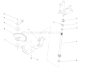 Lower Steering Wheel and Tilt Assembly Diagram and Parts List for 72212 250000001-250999999 - 2005 Toro Lawn Tractor