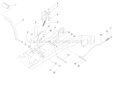 Brake Assembly Diagram and Parts List for 72212 250000001-250999999 - 2005 Toro Lawn Tractor