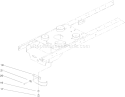PTO Stop Assembly Diagram and Parts List for 72212 250000001-250999999 - 2005 Toro Lawn Tractor