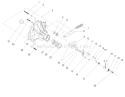 Brake Assembly Transaxle Diagram and Parts List for 72212 250000001-250999999 - 2005 Toro Lawn Tractor