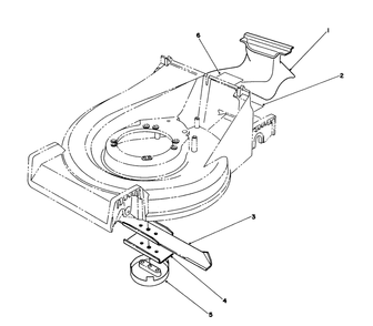 Mulching Kit Model No. 59181 Diagram and Parts List for 26621B 2000001 - 2999999 Toro Lawn Mower