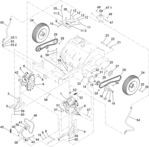 Part Location Diagram of 53-6380 Toro Washer-Flat