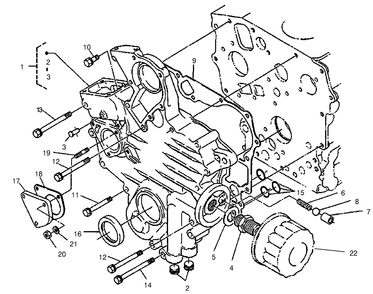 Gear Case Assembly Diagram and Parts List for 22303TE 990001 - 999999 Toro Lawn Tractor Accessories
