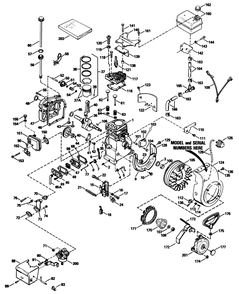Engine Tecumseh Model Hs50-67259g Diagram and Parts List for 38052 8000001 - 8999999 Toro Snow Blower