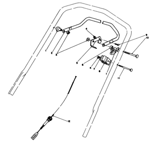 Traction Control Assembly Diagram and Parts List for 20627C 7000001 - 7999999 Toro Lawn Mower
