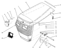 Part Location Diagram of 92-9836 Toro Plate - Logo Whl Horse