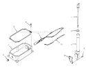 Oil Pan And Dipstick Diagram and Parts List for 73362 6900001-6999999 - 1996 Toro Lawn Tractor