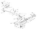 Pto Clutch And Control Diagram and Parts List for 73362 6900001-6999999 - 1996 Toro Lawn Tractor