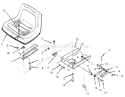 Seat Diagram and Parts List for 73362 6900001-6999999 - 1996 Toro Lawn Tractor