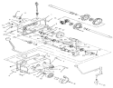 Part Location Diagram of 94-6670 Toro Transmission Assembly 8 Spd 4