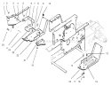 Belt Guard & Footrests Diagram and Parts List for 73362 6900001-6999999 - 1996 Toro Lawn Tractor