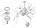 Carburetor Diagram and Parts List for 73362 6900001-6999999 - 1996 Toro Lawn Tractor