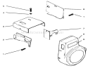 Baffles And Shrouds Diagram and Parts List for 73363 6900001-6999999 - 1996 Toro Lawn Tractor
