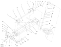 Part Location Diagram of 88-2710-01 Toro Support-Lower Steering
