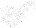 Hitch Assembly Diagram and Parts List for 73363 7900001-7999999 - 1997 Toro Lawn Tractor