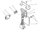 Electrical System Diagram and Parts List for 73380 3900001-3999999 - 1993 Toro Lawn Tractor
