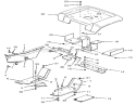 Fender And Supports Diagram and Parts List for 73380 3900001-3999999 - 1993 Toro Lawn Tractor