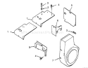 Baffles And Shrouds Diagram and Parts List for 73380 3900001-3999999 - 1993 Toro Lawn Tractor