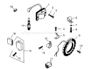 Ignition System Diagram and Parts List for 73380 3900001-3999999 - 1993 Toro Lawn Tractor