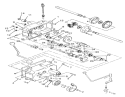 Transmission 8-Speed Diagram and Parts List for 73380 3900001-3999999 - 1993 Toro Lawn Tractor