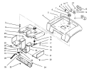 Fender And Support Diagram and Parts List for 73380 4900001-4999999 - 1994 Toro Lawn Tractor
