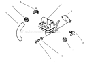 Fuel Pump Diagram and Parts List for 73380 4900001-4999999 - 1994 Toro Lawn Tractor