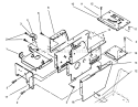 Hood Stand And Supports Diagram and Parts List for 73380 4900001-4999999 - 1994 Toro Lawn Tractor