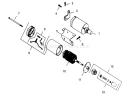 Starter Diagram and Parts List for 73380 4900001-4999999 - 1994 Toro Lawn Tractor