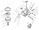 Carburetor Diagram and Parts List for 73380 4900001-4999999 - 1994 Toro Lawn Tractor