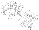 Control Panel Diagram and Parts List for 73380 4900001-4999999 - 1994 Toro Lawn Tractor