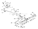 Pto Clutch And Control Diagram and Parts List for 73400 3900001-3999999 - 1993 Toro Lawn Tractor