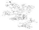 Clutch, Brake And Speed Control Linkage Diagram and Parts List for 73400 3900001-3999999 - 1993 Toro Lawn Tractor