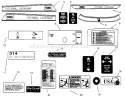 Page K Diagram and Parts List for 73400 4900001-4999999 - 1994 Toro Lawn Tractor