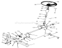 Front Axle And Steering Diagram and Parts List for 73401 3900001-3999999 - 1993 Toro Lawn Tractor
