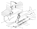 Hydrostatic System Diagram and Parts List for 73401 3900001-3999999 - 1993 Toro Lawn Tractor