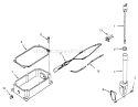 Oil Pan And Dipstick Diagram and Parts List for 73401 5900001-5900260 - 1995 Toro Lawn Tractor